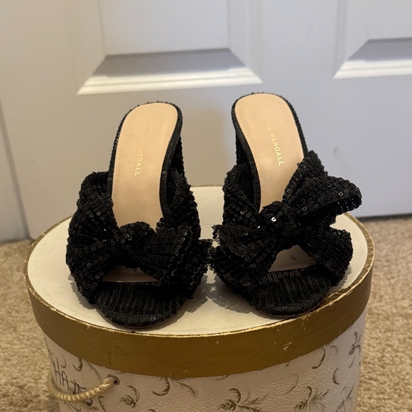 Loeffler Randall Shoes - Loeffler Randall sequin bow sandal heels